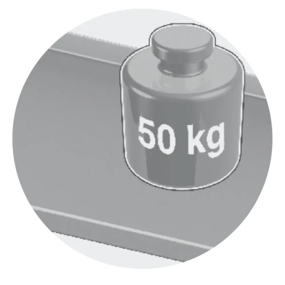 Novameta Wall Shelf for Professional Catering Equipment LSI1-60/50/33