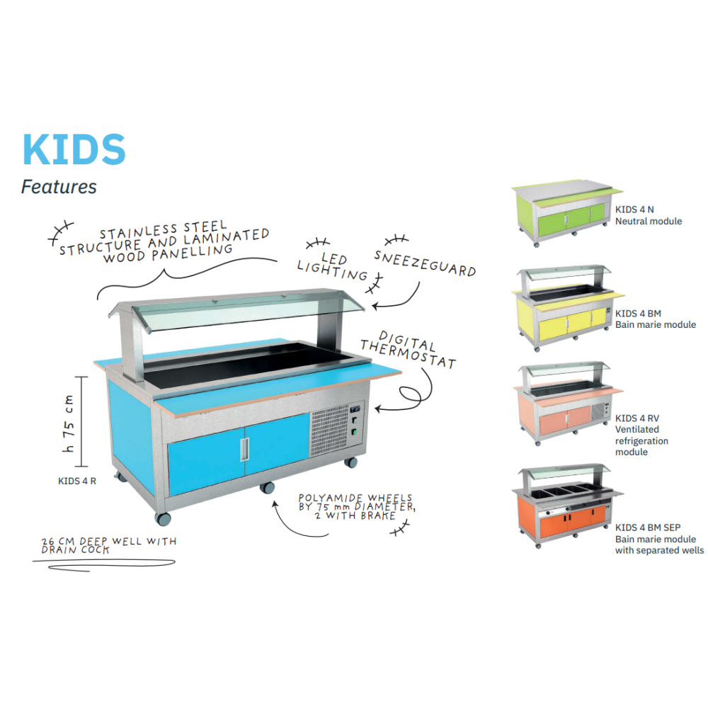 REFRIGERATED BUFFET KIDS 3R