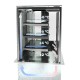 FAN-ASSISTED REFRIGERATED DISPLAY-CASE WITH LOWER COLD CABINET OMNIA 4DSP/SF