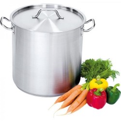 Stalgast 500 mm Tall Pot with Lid – 98.2 Litre Capacity