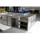 Modular stainless steel bar stations