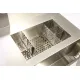 Modular stainless steel bar stations