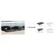 Dupont Plexi Tray GN 3/4 20 Black for Food Display