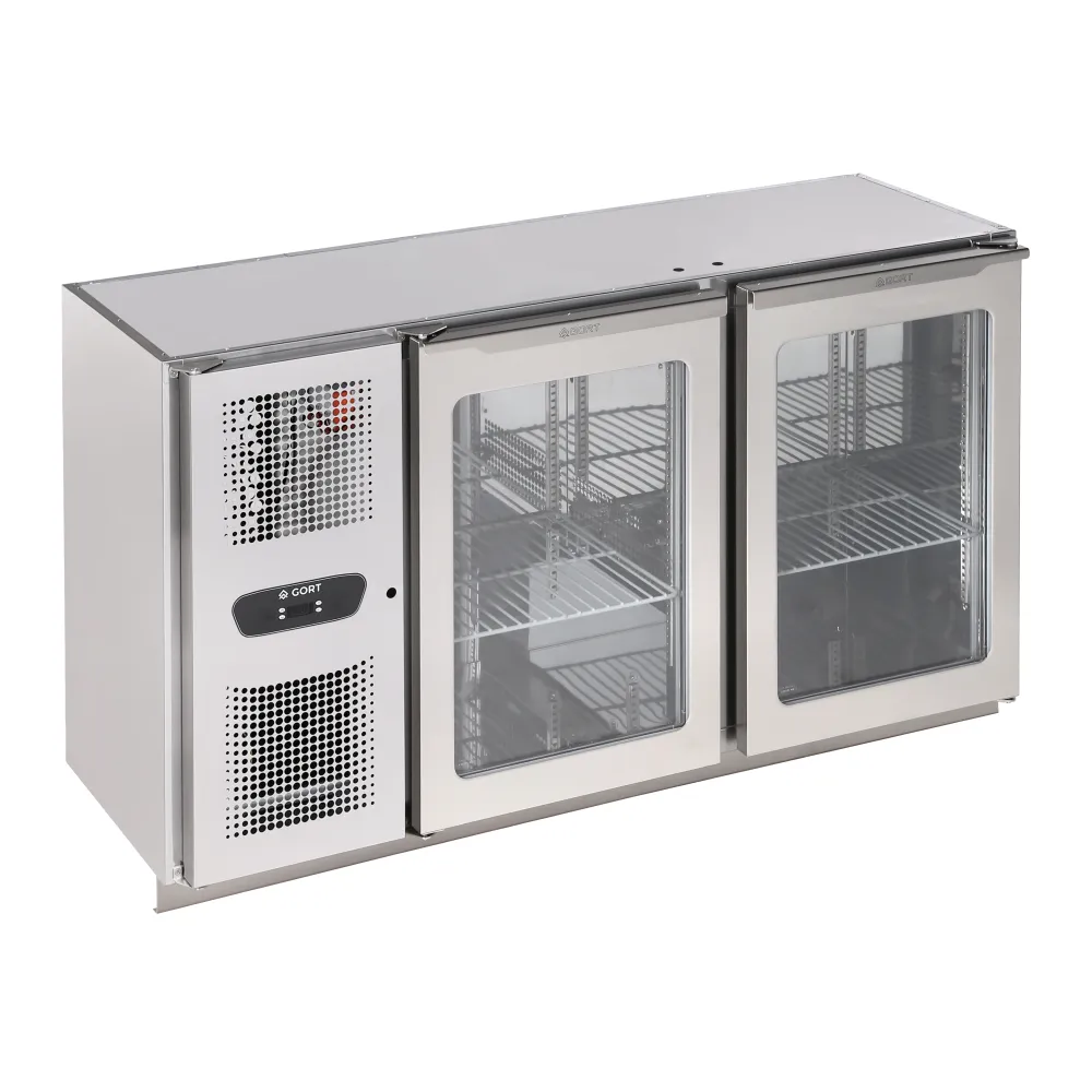 Bar cooler with glass doors 172L