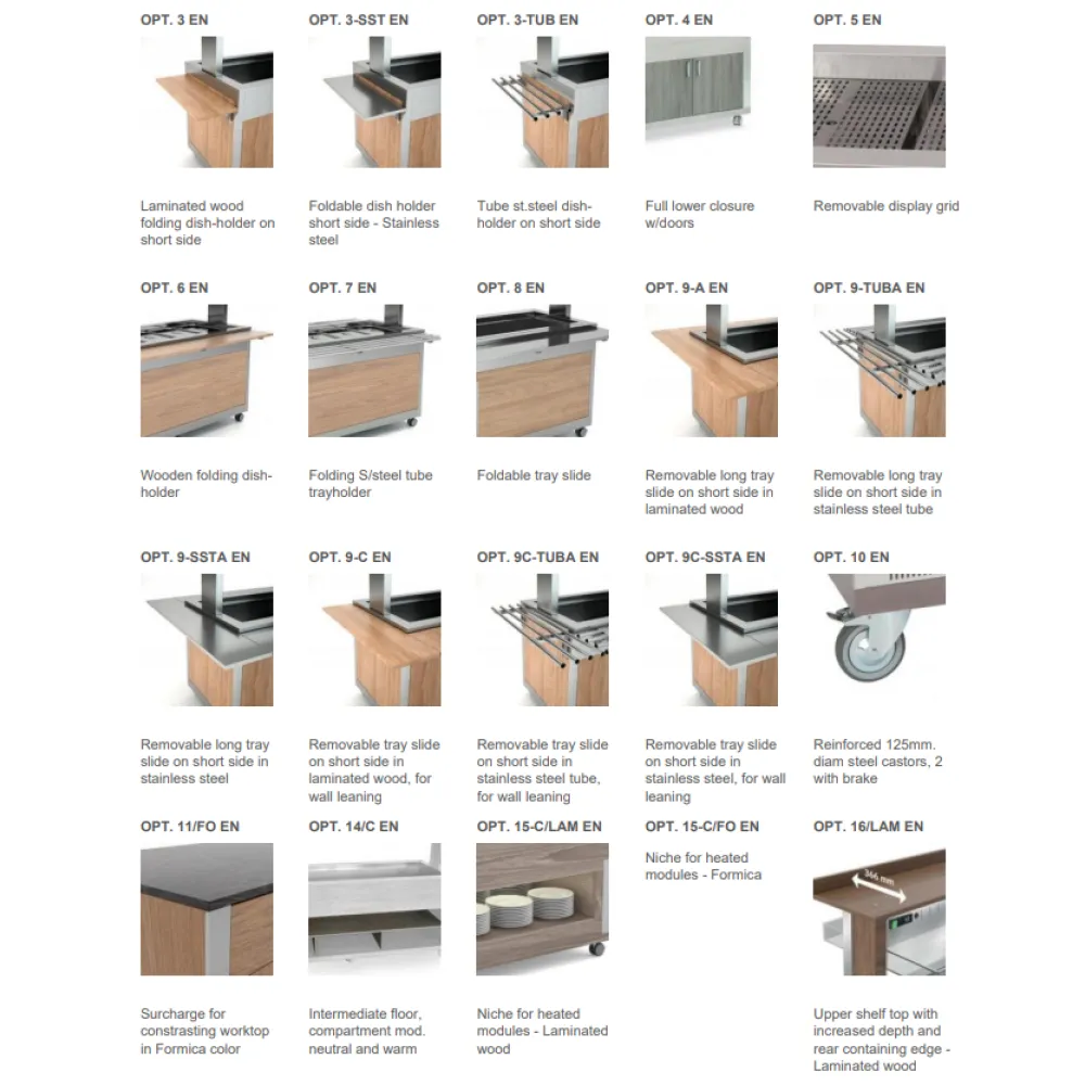 TEMPERED GLASS HEATED COUNTERTOP WITH HALOGEN LAMPS ATHENA 4 PC/HALO W