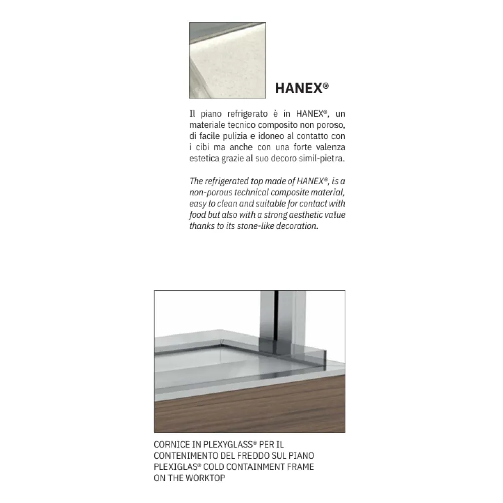 REFRIGERATED COUNTERTOP BUFFET ATHENA 5 PR/M W