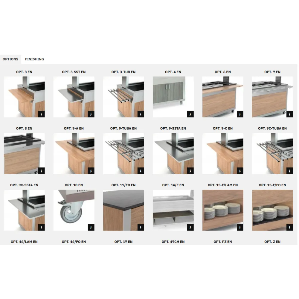 REFRIGERATED COUNTERTOP BUFFET ATHENA 3 PR/M W
