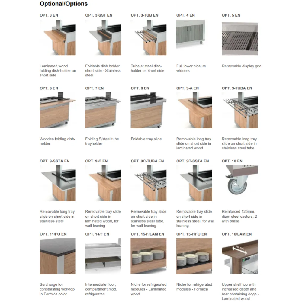 REFRIGERATED BUFFET ATHENA 3R/W