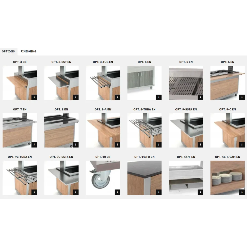 REFRIGERATED BUFFET ATHENA 5 R