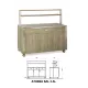 NEUTRAL MODULE WITH UPPER SHELVES, DOORS AND DRAWERS ATHENA SAL 3 AL