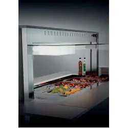 HEATED BUFFET WITH HEATING HALOGEN LAMPS ATHENA 3 BM/HALO