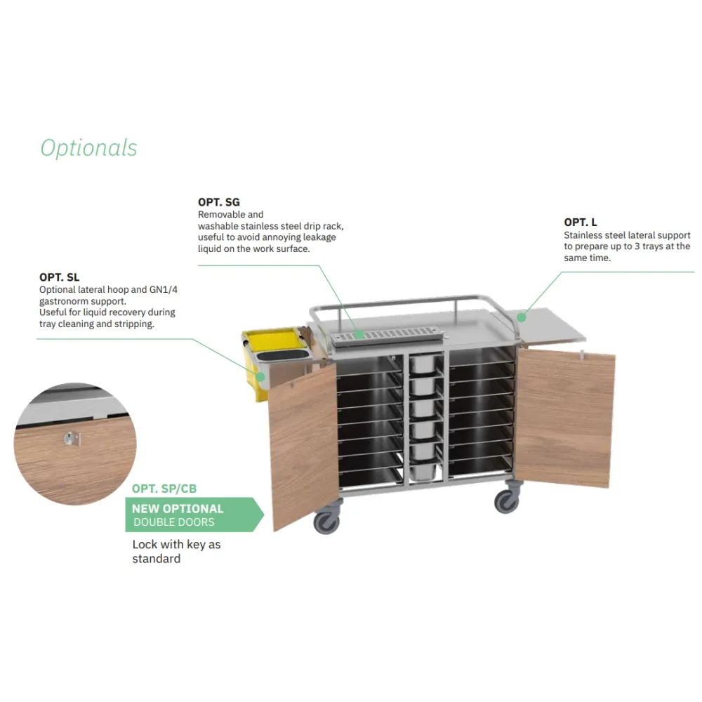 BREAKFAST DISTRIBUTION TROLLEY B-CARE