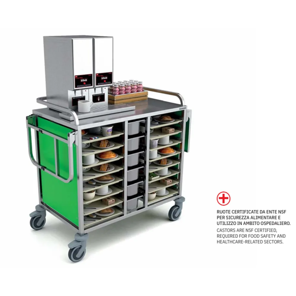 BREAKFAST DISTRIBUTION TROLLEY B-CARE