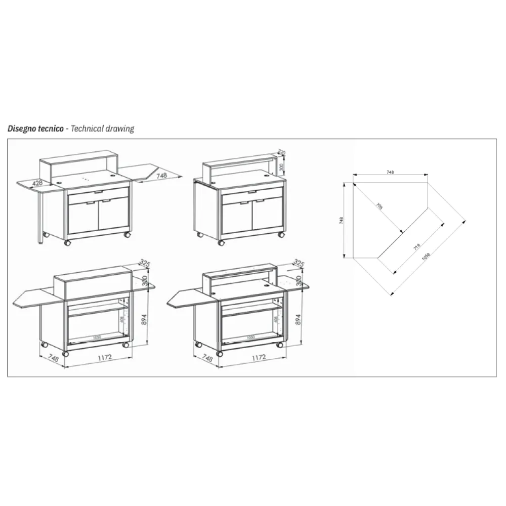 NEUTRAL BUFFET MODULE BREAK