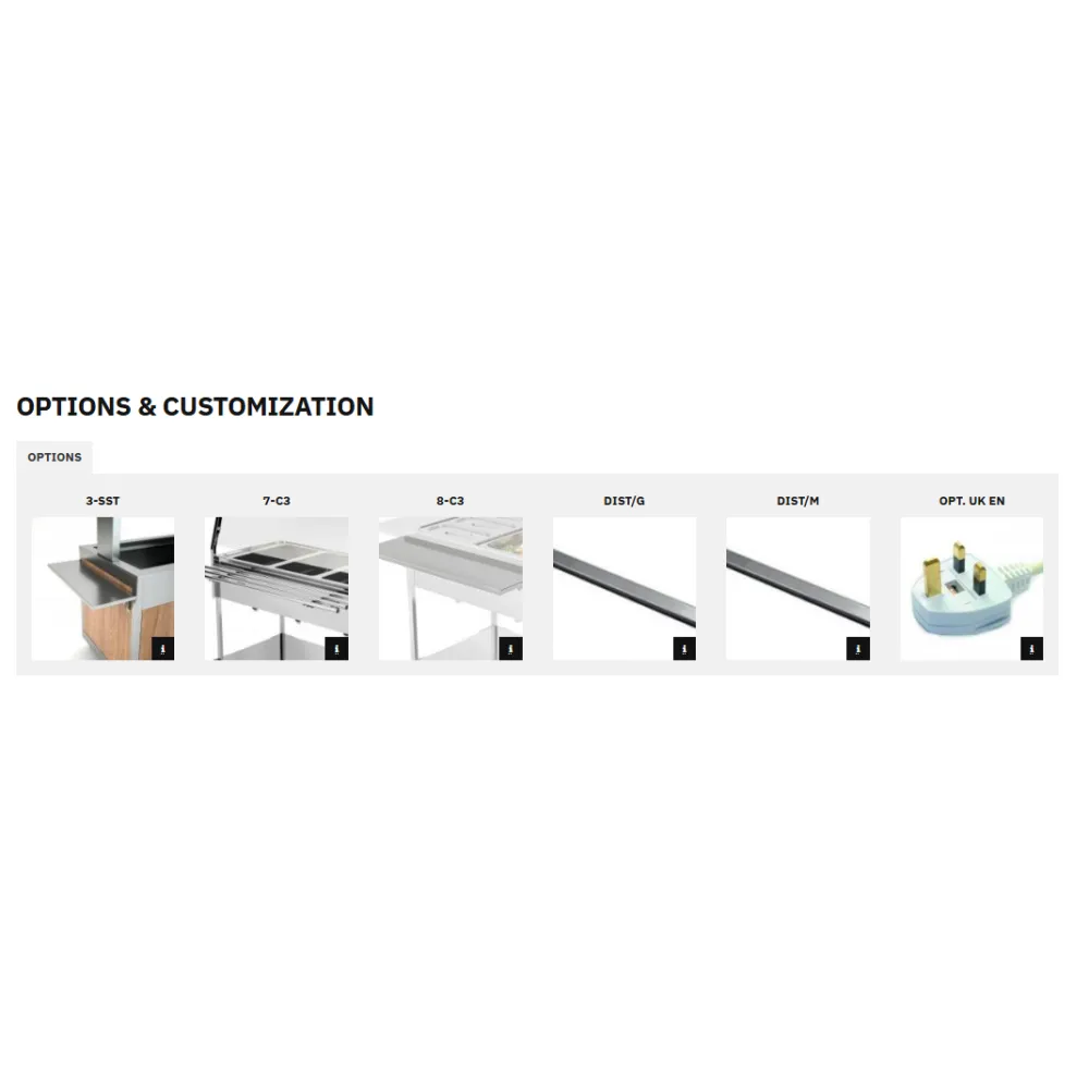 REFRIGERATED TROLLEY COMPASS 3 REF