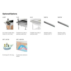 STAINLESS STEEL BAIN MARIE TROLLEY COMPASS 2BM