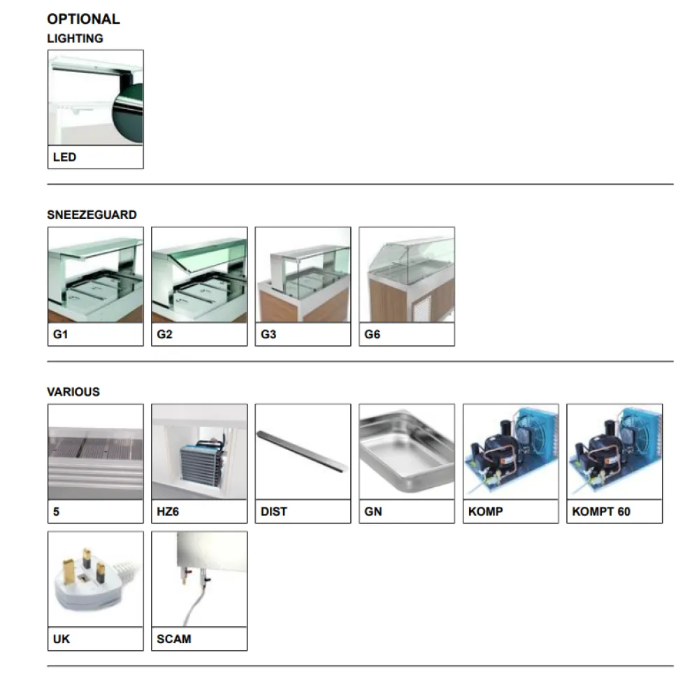 REFRIGERATED BETACRYL COUNTERTOP DROP-IN-4PR