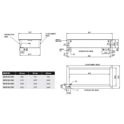 BAIN MARIE HEATING WELL DROP-IN 2BM