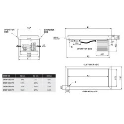 REFRIGERATED BETACRYL COUNTERTOP DROP-IN-2PR