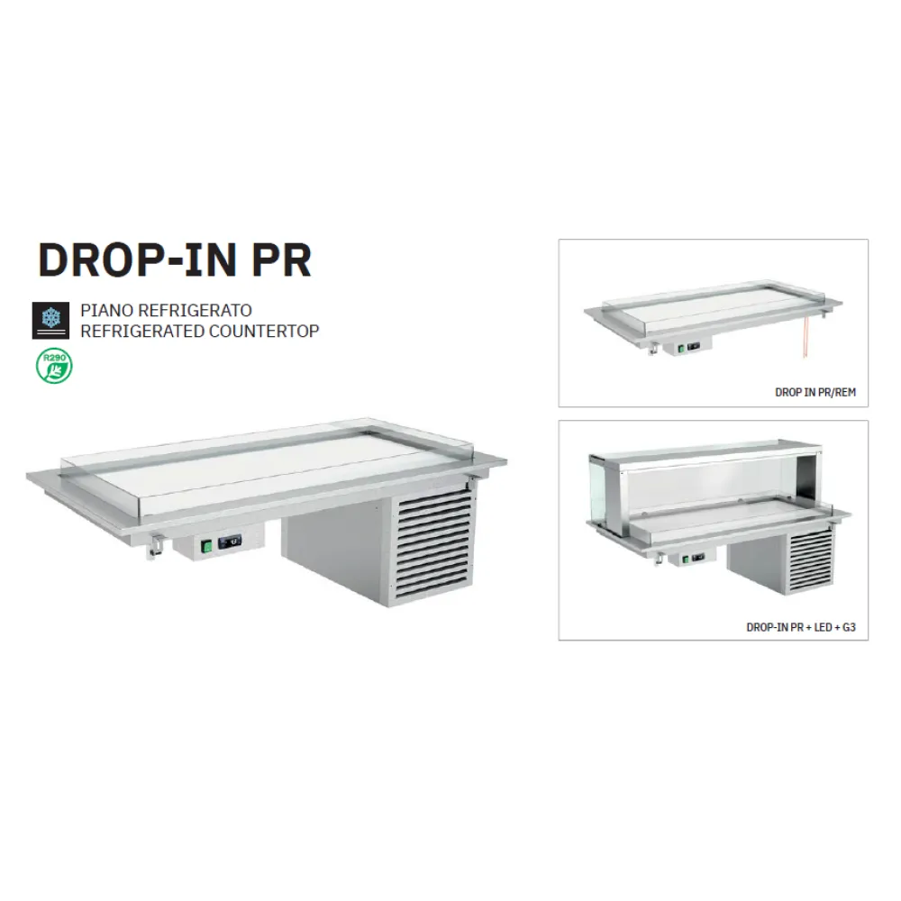 REFRIGERATED BETACRYL COUNTERTOP DROP-IN-4PR