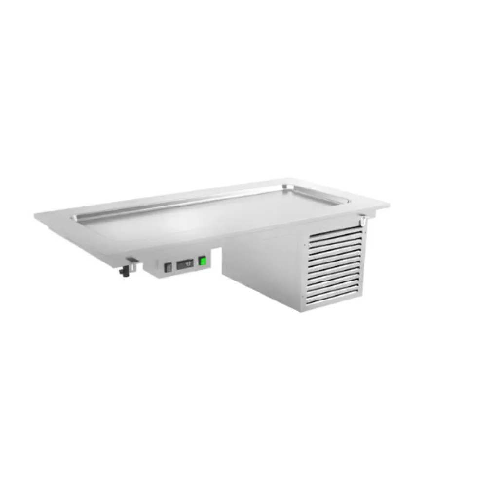 REFRIGERATED STAINLESS STEEL COUNTERTOP DROP-IN-2PR-IN
