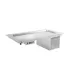 REFRIGERATED STAINLESS STEEL COUNTERTOP DROP-IN-2PR-IN