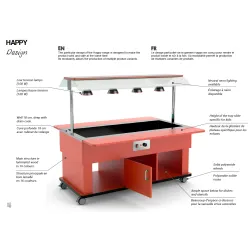 HEATED BAIN MARIE BUFFET HAPPY 6 BM