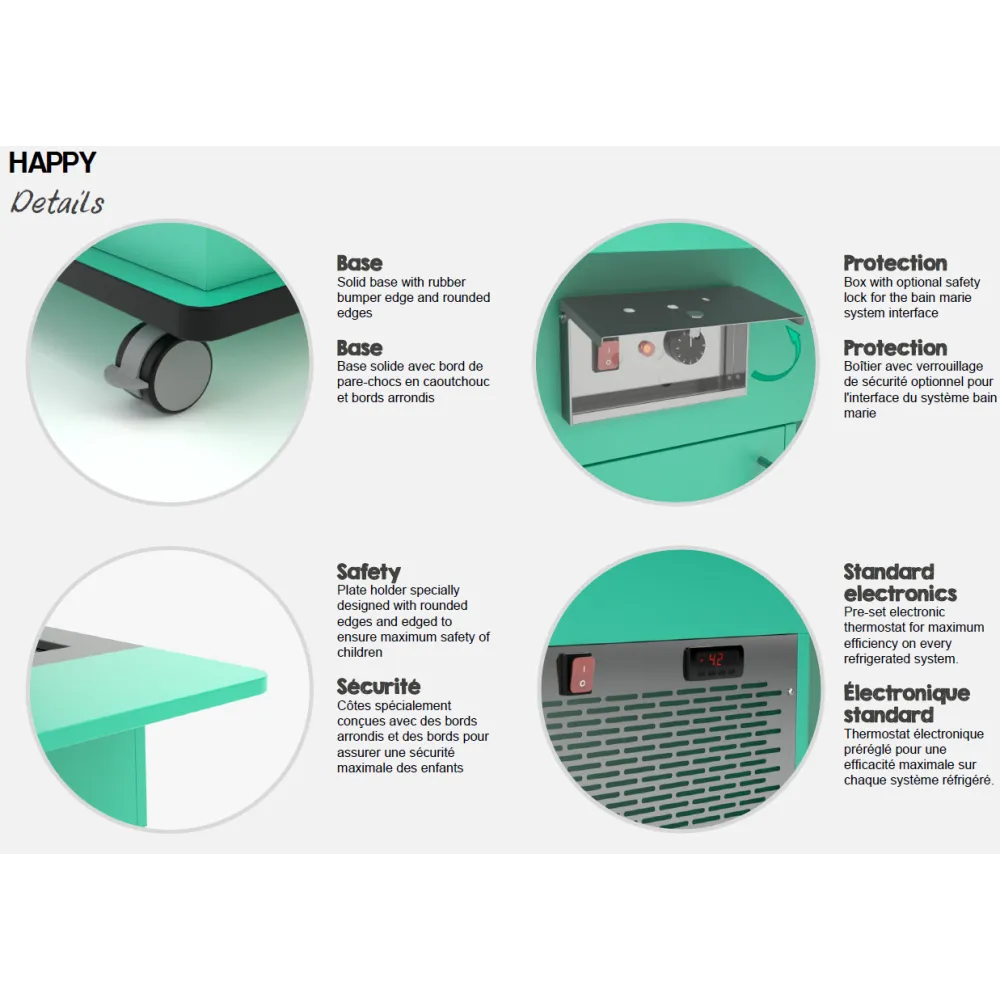 REFRIGERATED BUFFET HAPPY 4R