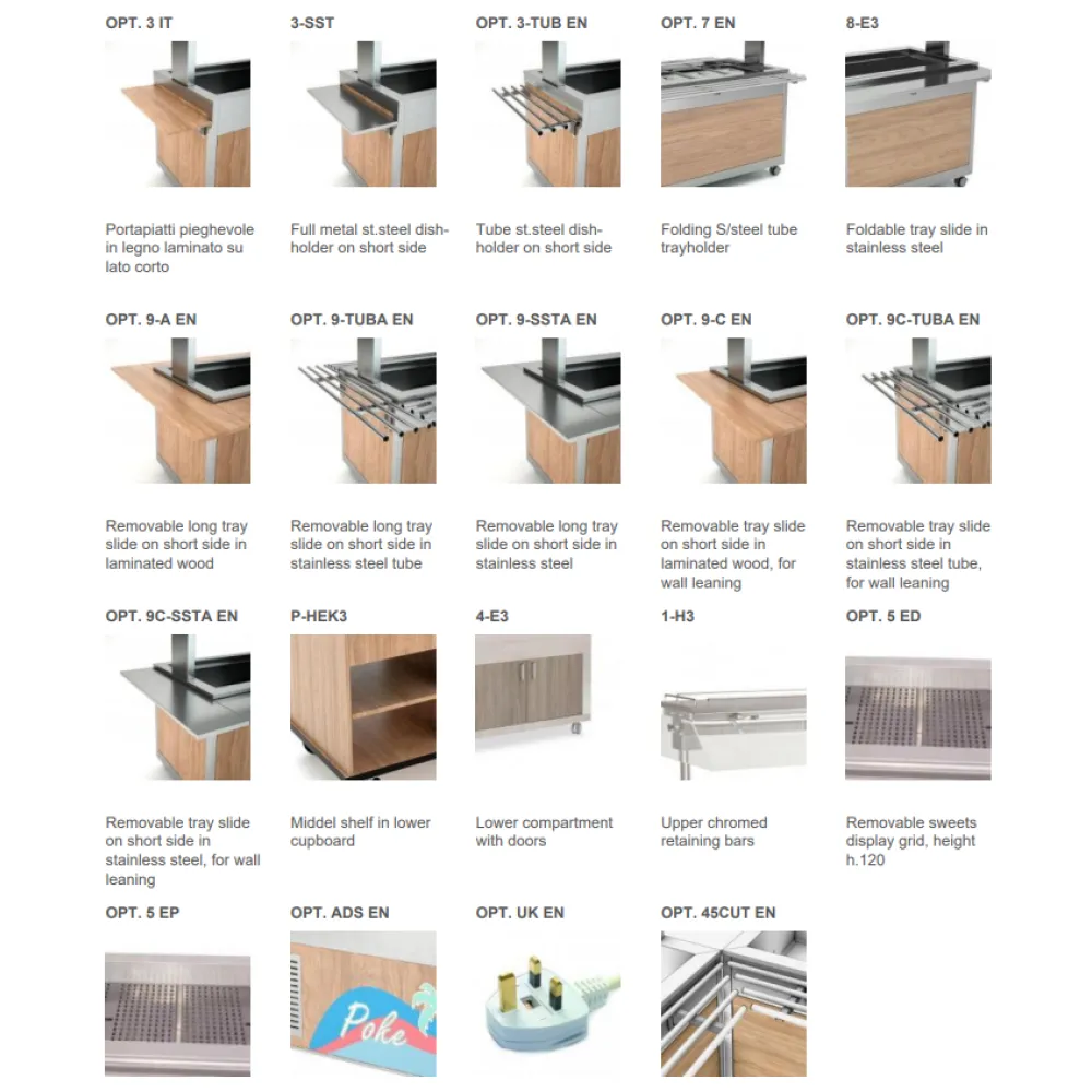 HEATED BUFFET HEKO 4 BM/INFRA