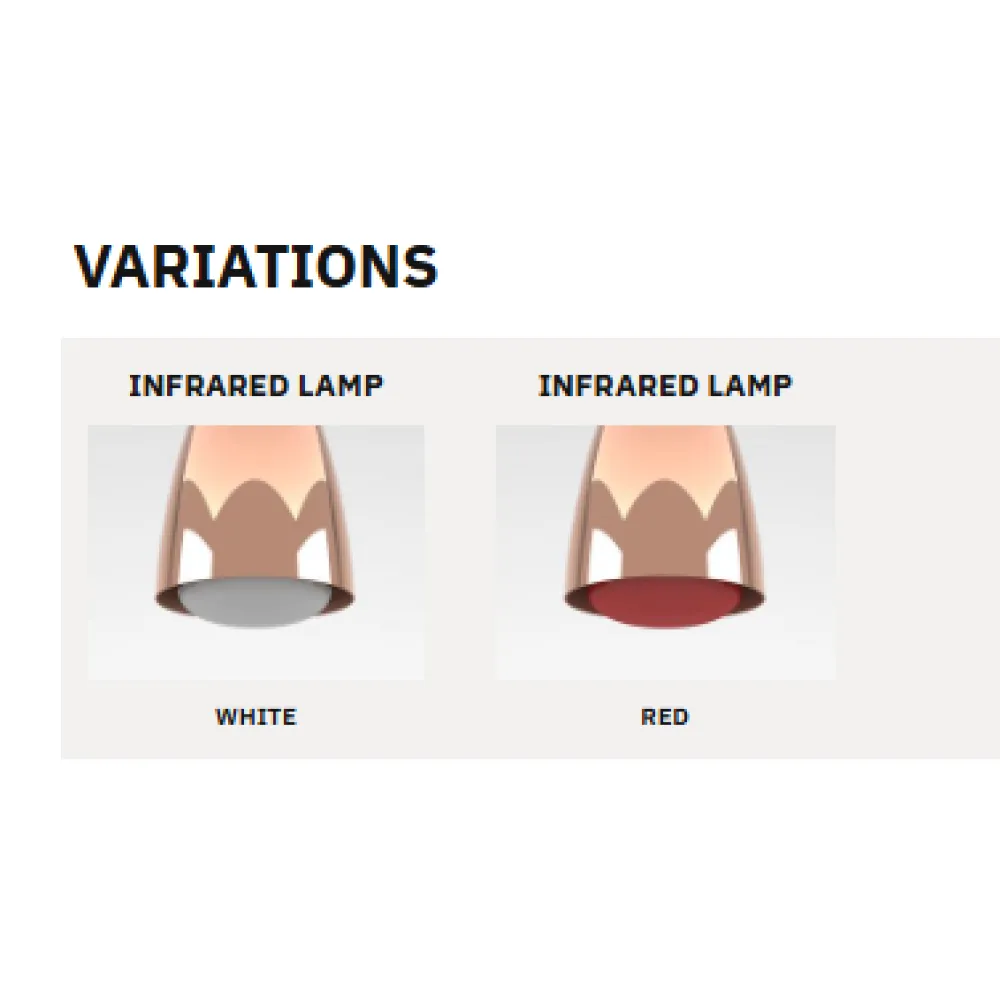 HANGING INFRARED HEAT LAMP HELIOS AIR P3