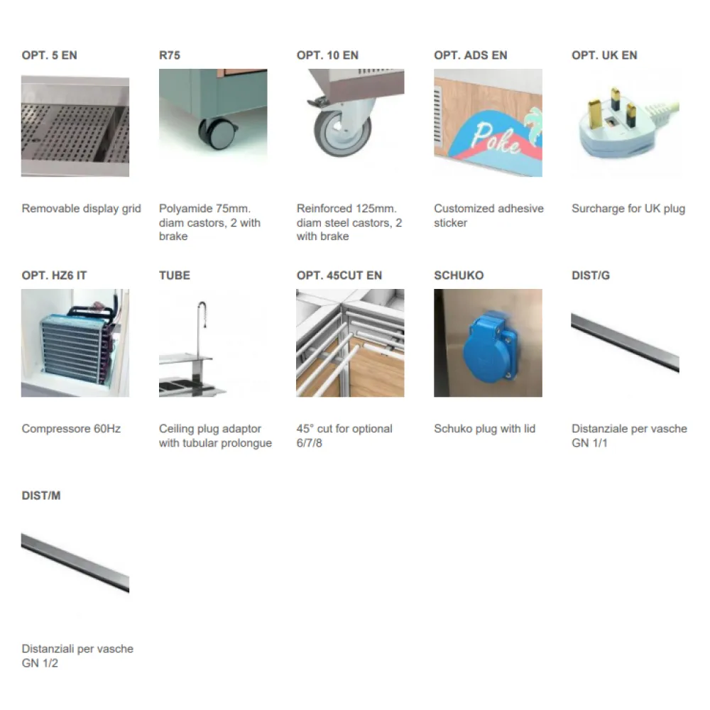 FAN-ASSISTED REFRIGERATED BUFFET KIDS 3 RV