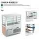 FAN-ASSISTED REFRIGERATED DISPLAY-CASE WITH LOWER COLD CABINET OMNIA 4DSP/SF