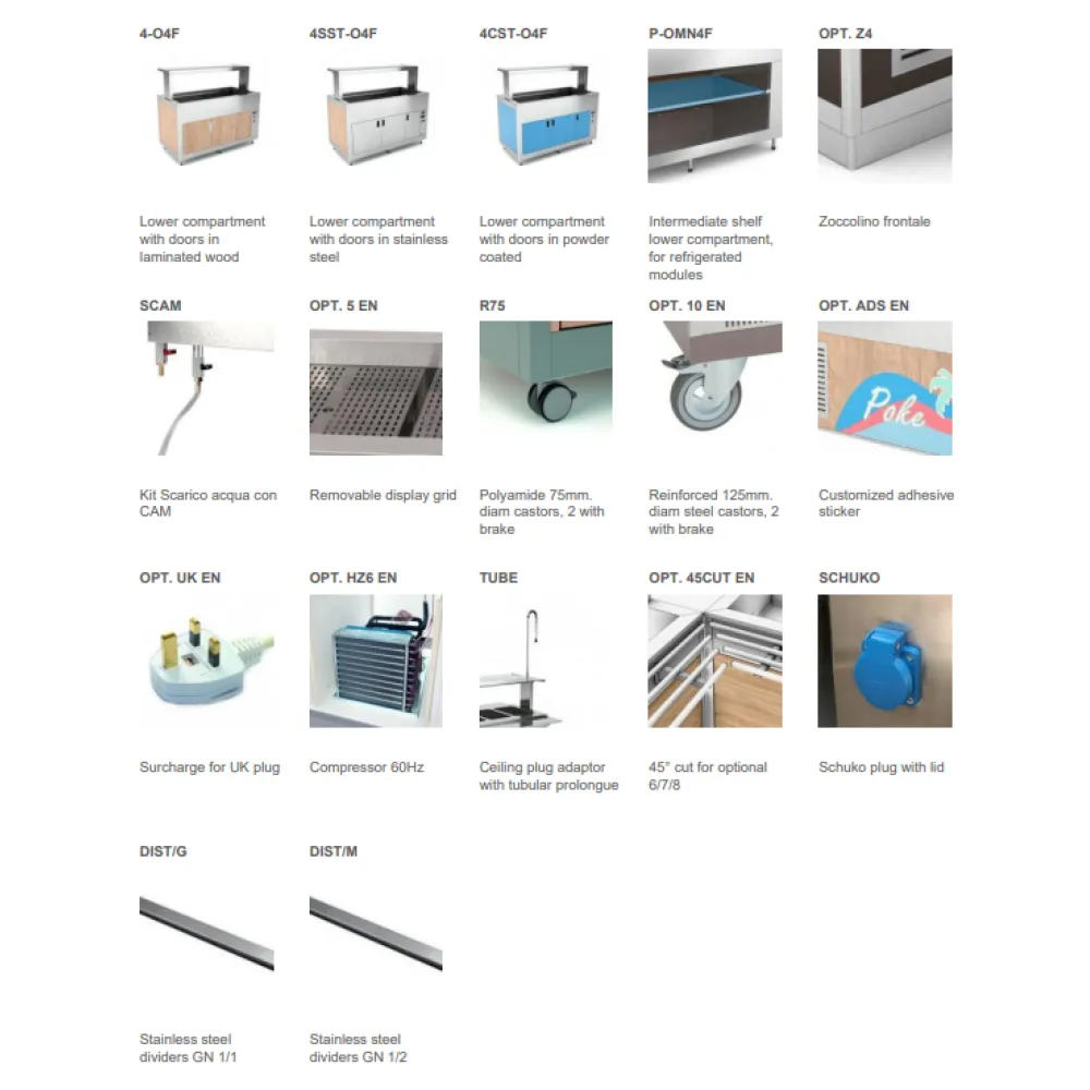 REFRIGERATED BUFFET OMNIA 4R