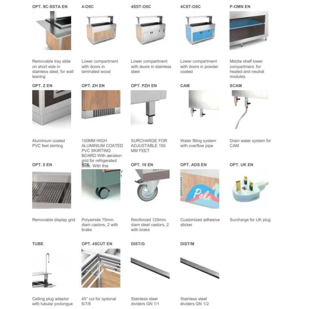 BAIN-MARIE HEATED BUFFET OMNIA 5BM