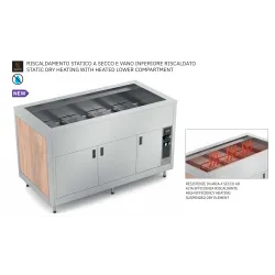 DRY HEATED BUFFET WITH HEATED LOWER COMPARTMENT OMNIA 2 DRY/SC