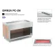 BUFFET WITH HEATED STAINLESS STEEL COUNTERTOP OMNIA 3PC-IN
