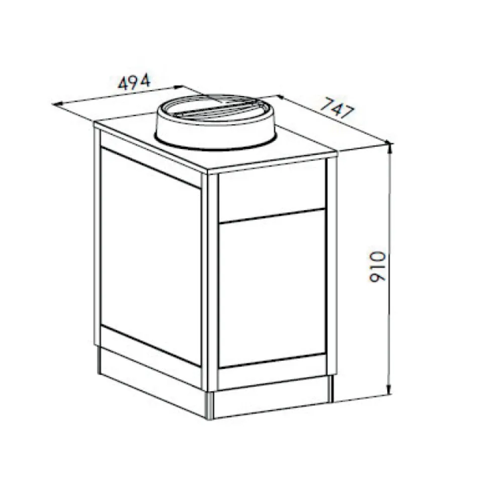 PLATE DISPENSER OMNIA PLC N28