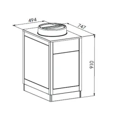 PLATE DISPENSER OMNIA PLC N18