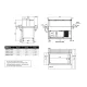 REFRIGERATED BUFFET WITH HANEX® BETACRYL WORKTOP AND WITH A COLD LOWER COMPARTMENT OMNIA 3PR/SF