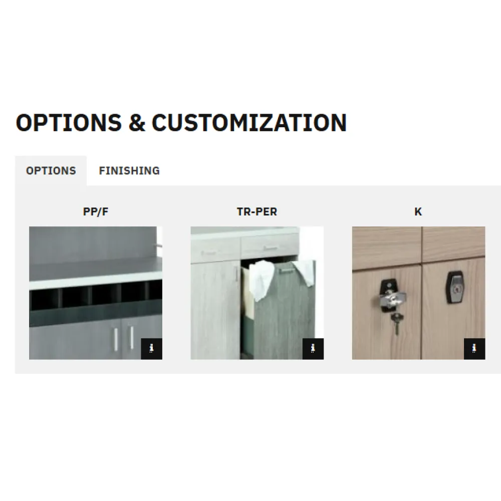 WAITERS STATION ON CASTORS PERSEO B2 B/R