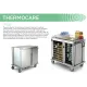 HEATED AND NEUTRAL DOUBLE COMPARTMENT TROLLEY FOR MEAL DISTRIBUTION THERMOCARE
