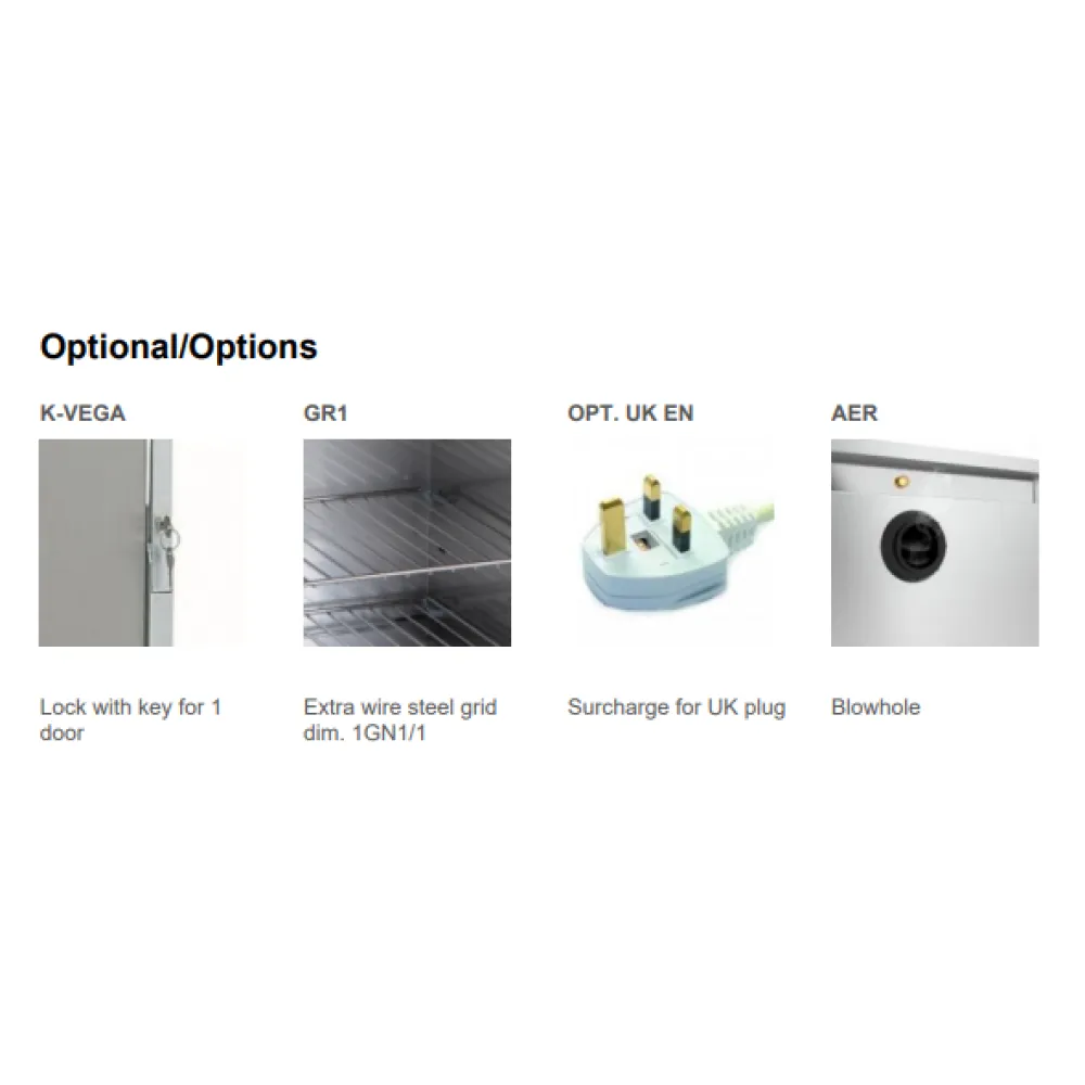 STAINLESS STEEL HOT CABINET ON CASTORS THERMOVEGA 2 C16