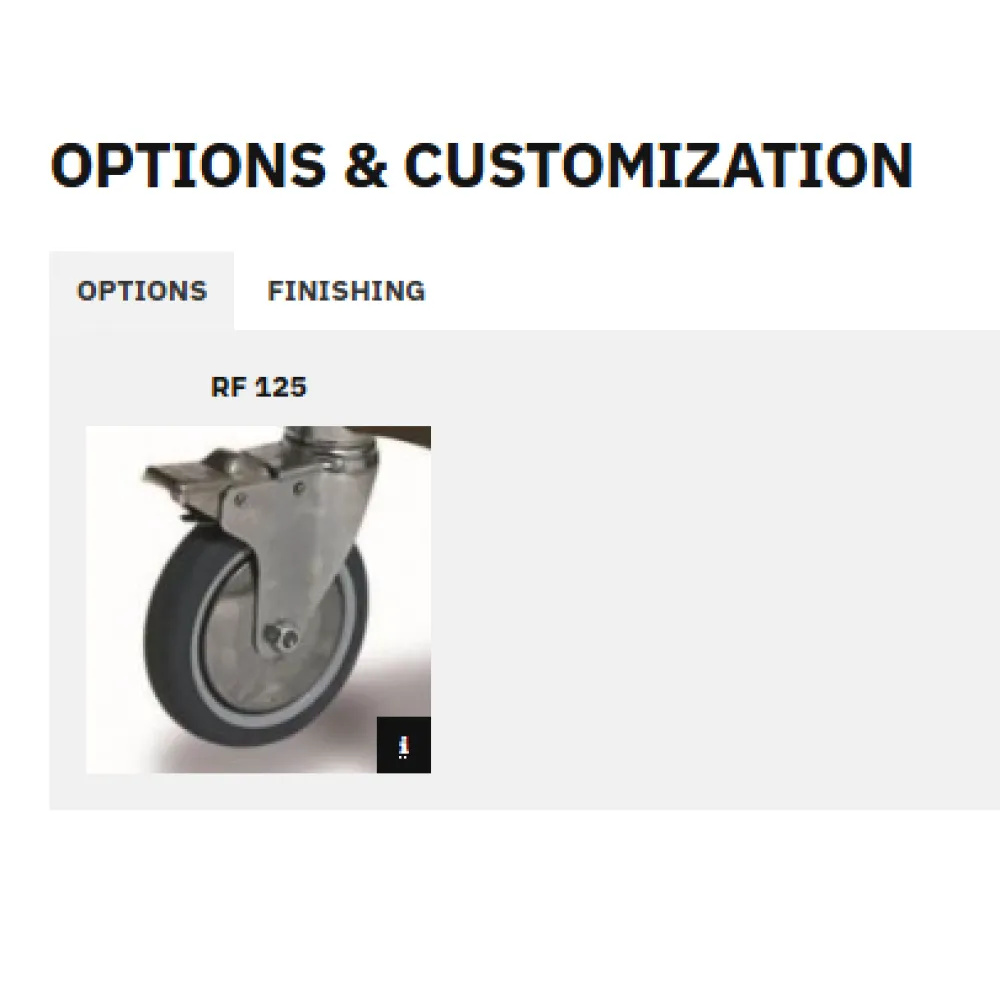 TROLLEY FOR BASKETS AND TRAYS VEGA 60x40 L8