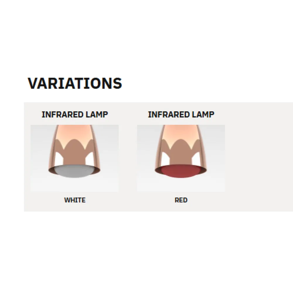 FREE STANDING BRIDGE-FRAME WITH INFRARED LAMPS INFRA 3/1 AL