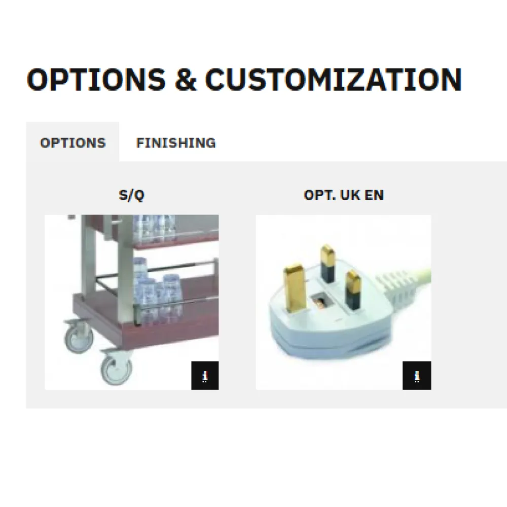 BAIN MARIE TROLLEY ARTEMIDE BM P