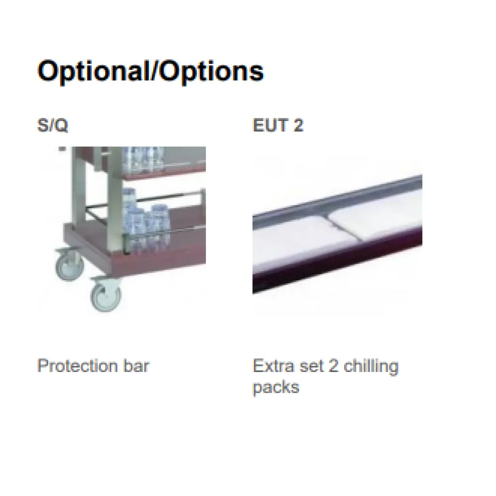 SERVING TROLLEY WITH GLASS DOME ARTEMIDE REF EUT