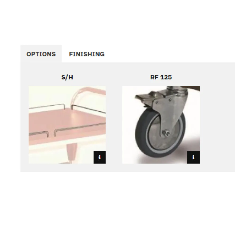 SERVING TROLLEY ARTEMIDE 2