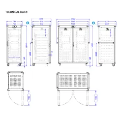 Single Heated Banquet Cabinet