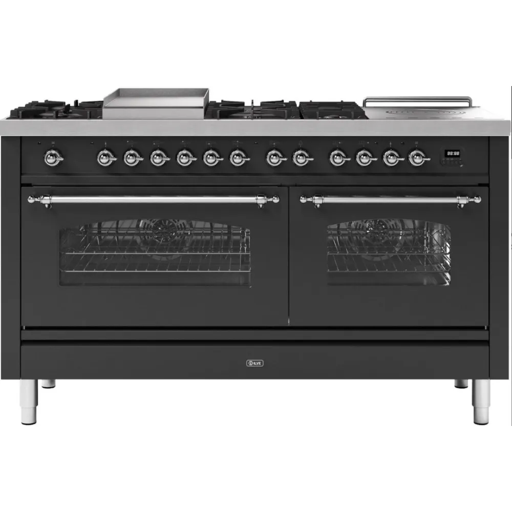 Range cooker Nostalgie 150 cm P15FSNE3 7 ​​burners with double cooking surface and 1 extended cooking zone