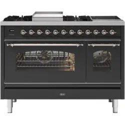 Range cooker with oven Nostalgie P12FINE3 120 cm 6 burners with fry top and 2 induction zones